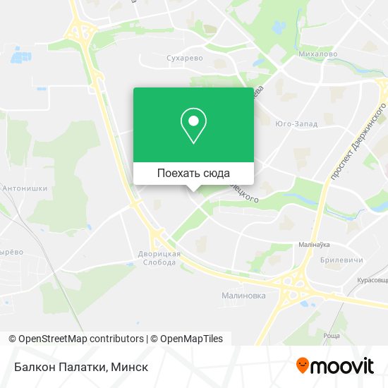Карта Балкон Палатки