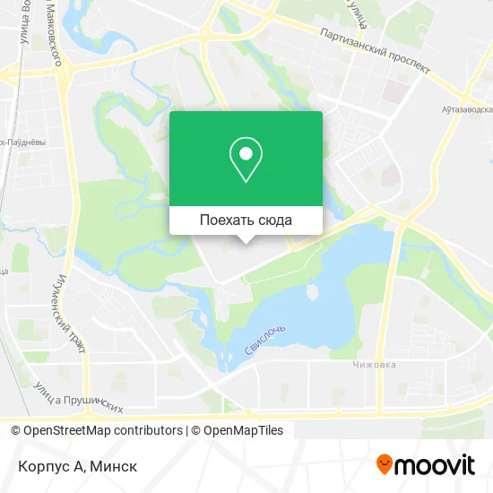 Карта Корпус А