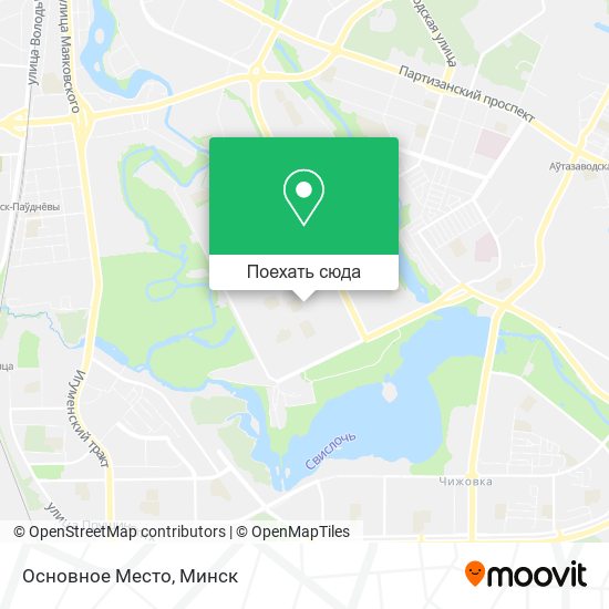 Карта Основное Место