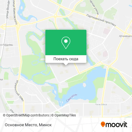 Карта Основное Место