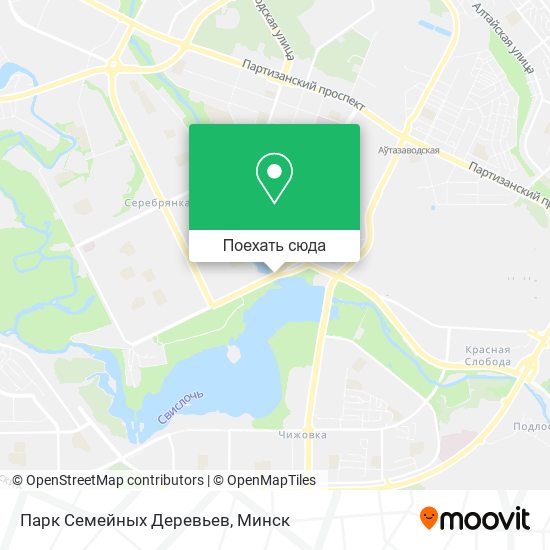 Карта Парк Семейных Деревьев
