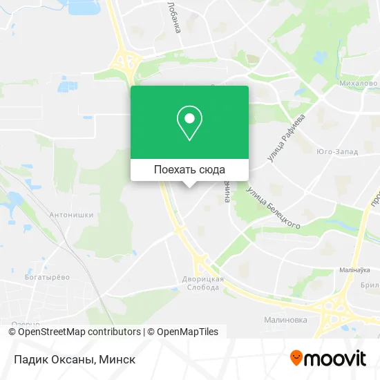 Карта Падик Оксаны