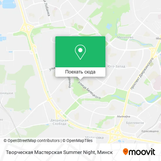 Карта Творческая Мастерская Summer Night