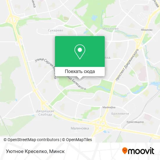 Карта Уютное Креселко