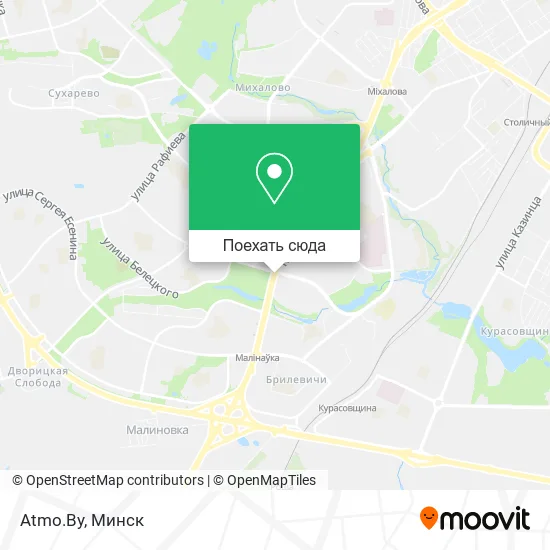 Карта Atmo.By