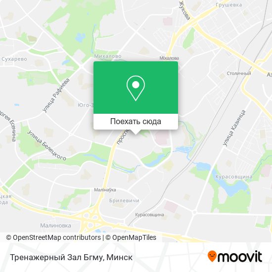 Карта Тренажерный Зал Бгму