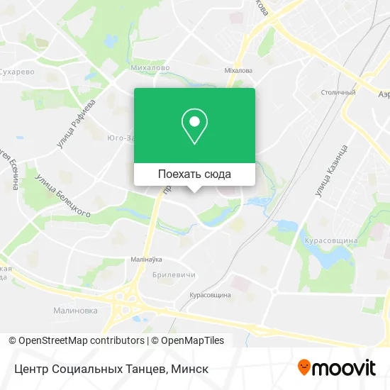 Карта Центр Социальных Танцев
