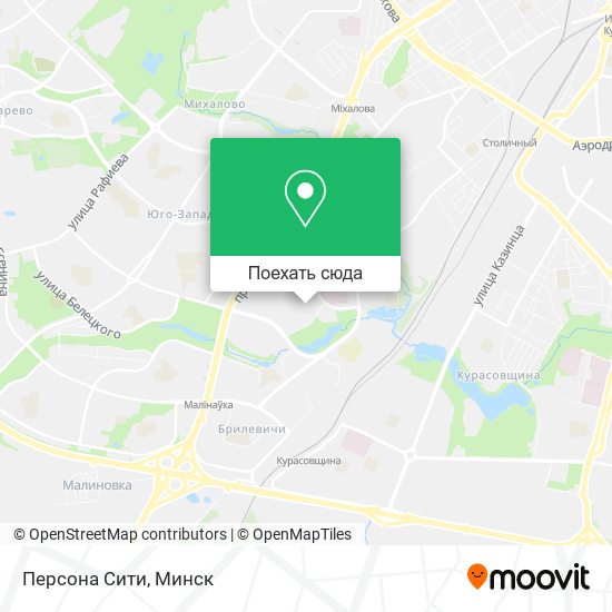 Карта Персона Сити