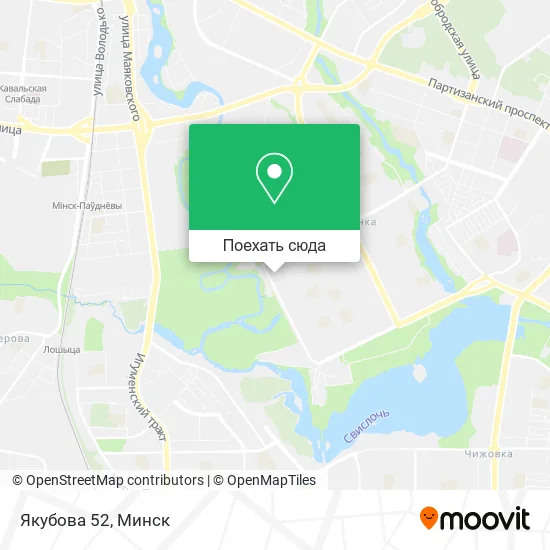 Карта Якубова 52