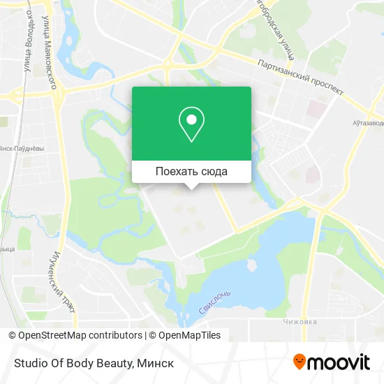 Карта Studio Of Body Beauty