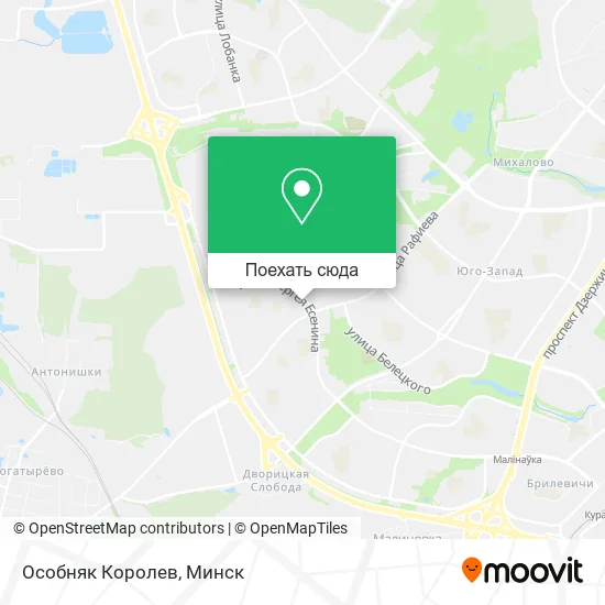 Карта Особняк Королев