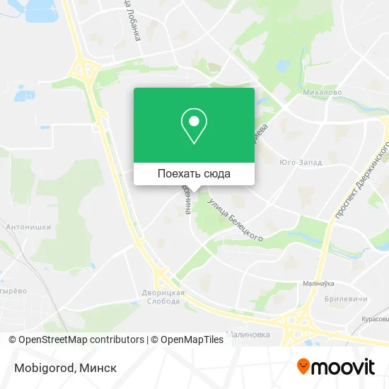 Карта Mobigorod