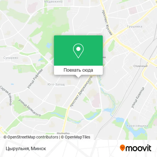 Карта Цырульня