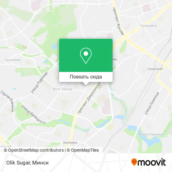 Карта Olik Sugar