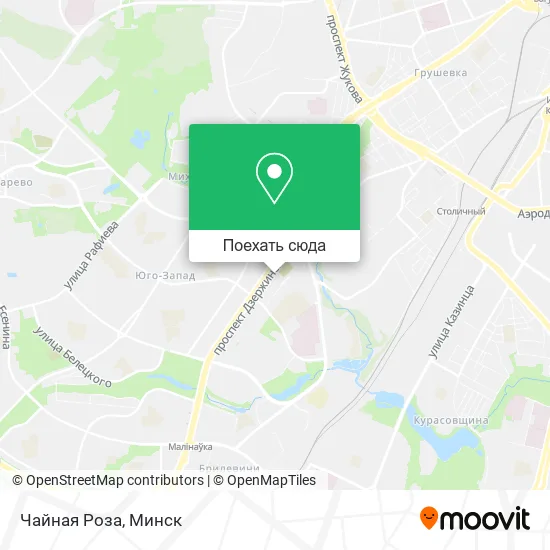 Карта Чайная Роза