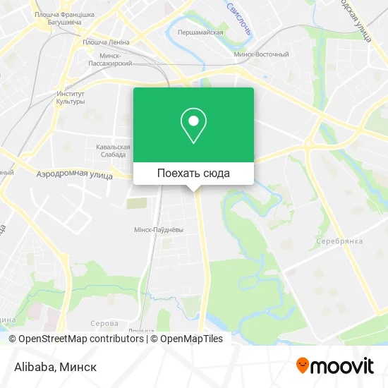 Карта Alibaba