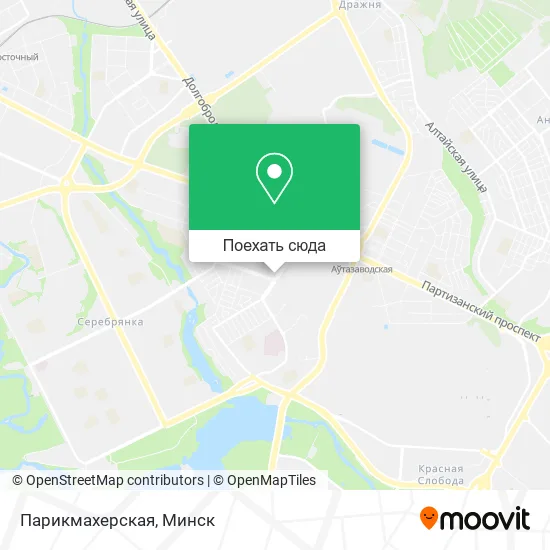 Карта Парикмахерская