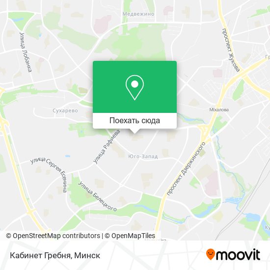Карта Кабинет Гребня