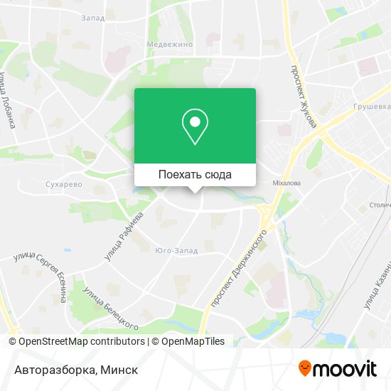 Карта Авторазборка