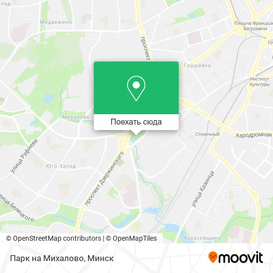 Карта Парк на Михалово