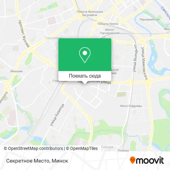 Карта Секретное Место