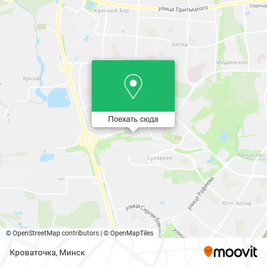 Карта Кроваточка