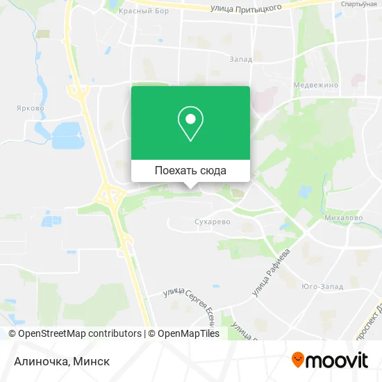 Карта Алиночка