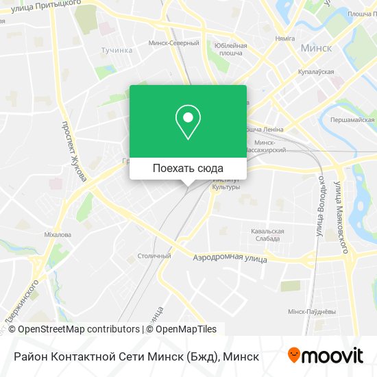 Карта Район Контактной Сети Минск (Бжд)