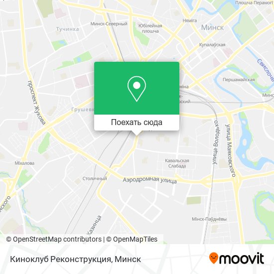 Карта Киноклуб Реконструкция