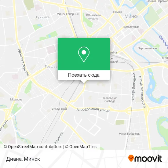 Карта Диана
