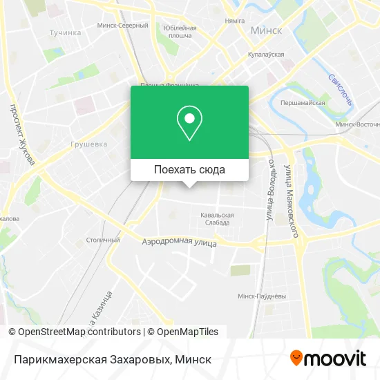Карта Парикмахерская Захаровых