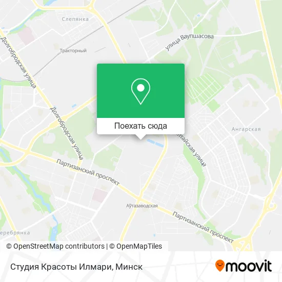 Карта Студия Красоты Илмари