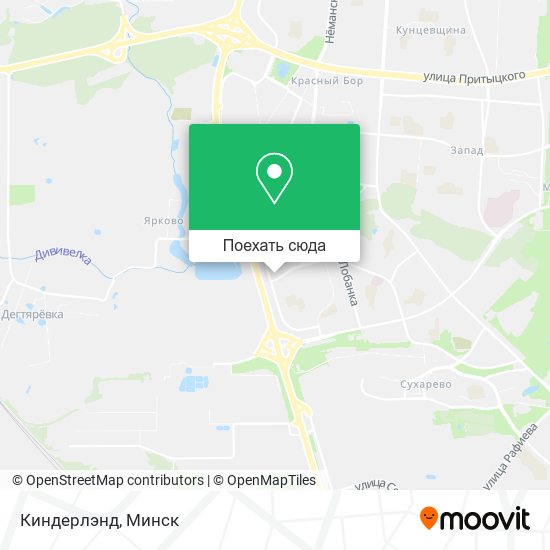 Карта Киндерлэнд