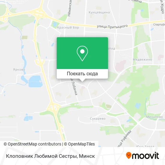 Карта Клоповник Любимой Сестры