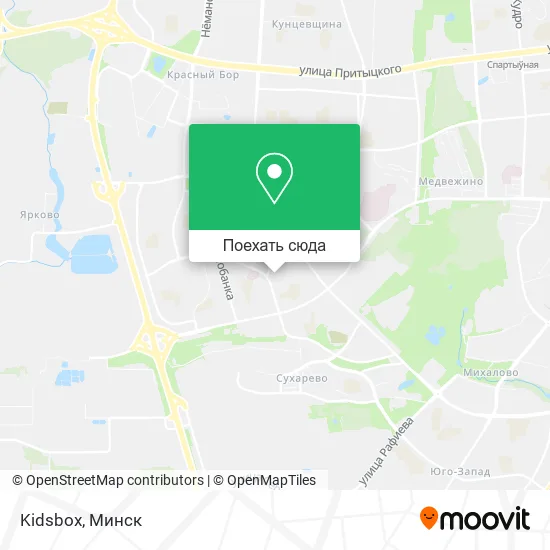Карта Kidsbox