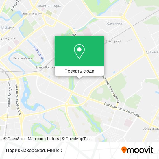 Карта Парикмахерская