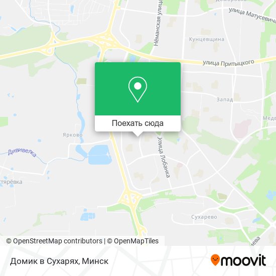 Карта Домик в Сухарях