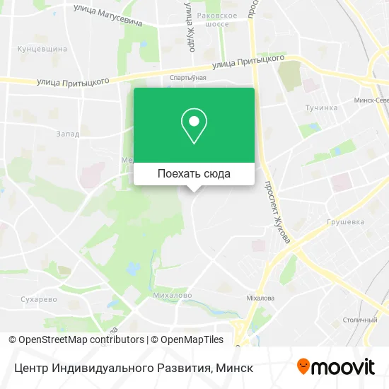 Карта Центр Индивидуального Развития