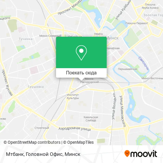 Карта Мтбанк, Головной Офис