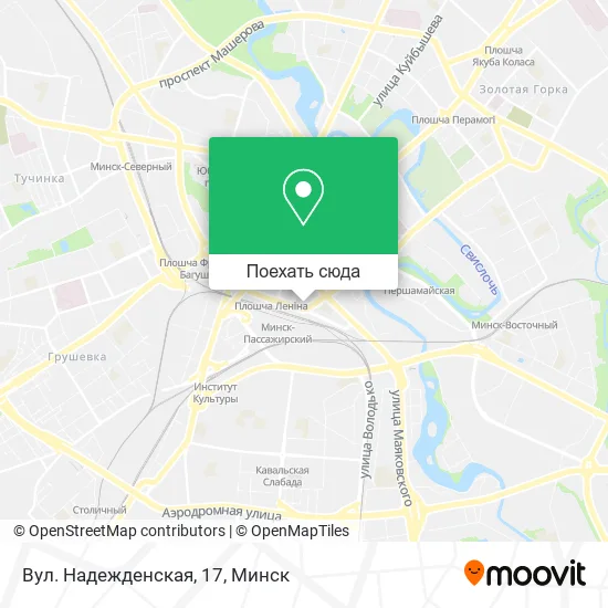 Карта Вул. Надежденская, 17
