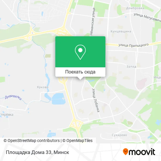 Карта Площадка Дома 33