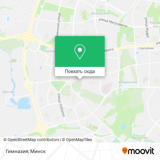 Карта Гимназия
