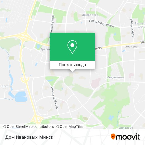 Карта Дом Ивановых