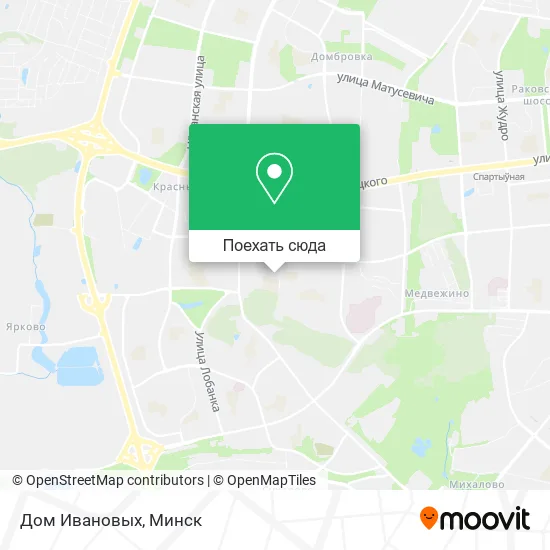 Карта Дом Ивановых