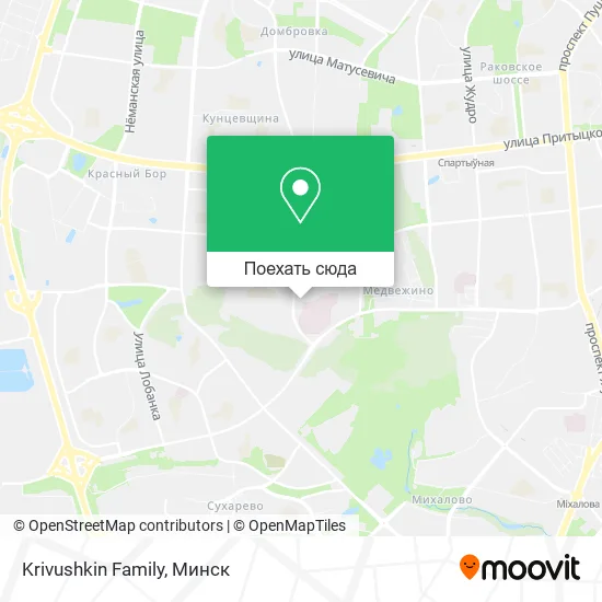 Карта Krivushkin Family