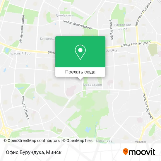 Карта Офис Бурундука