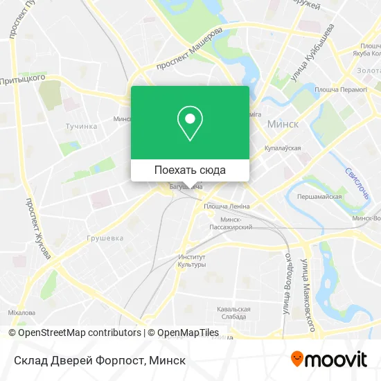 Карта Склад Дверей Форпост