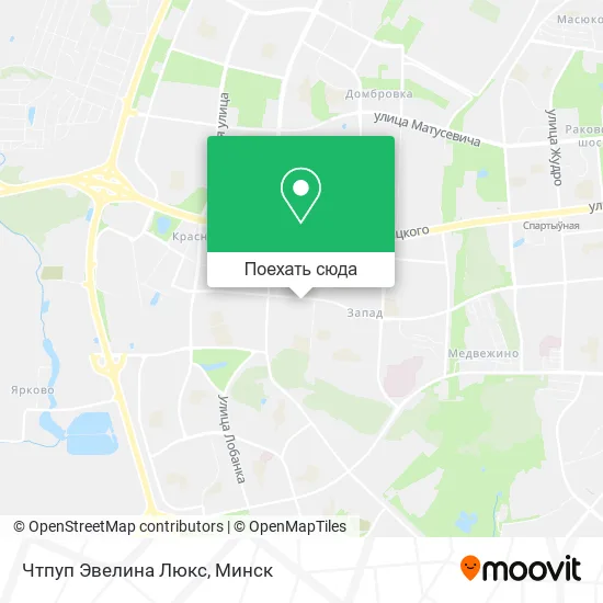 Карта Чтпуп Эвелина Люкс