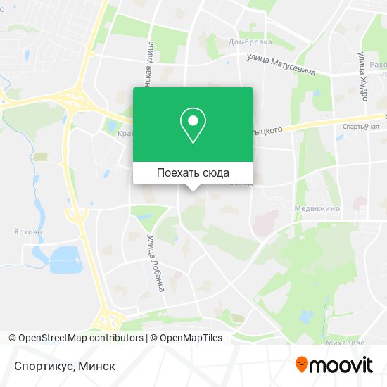 Карта Спортикус