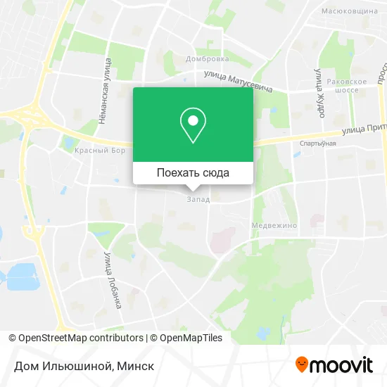 Карта Дом Ильюшиной